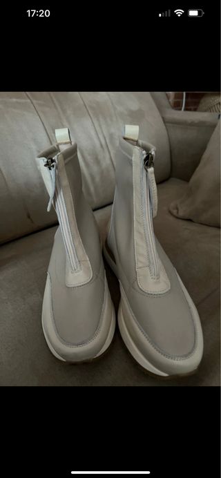 Botines Latiuche Beige y Blanco