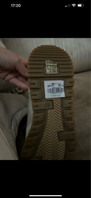 Botines Latiuche Beige y Blanco