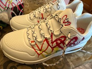 Zapatillas Skechers Blancas Multicolor