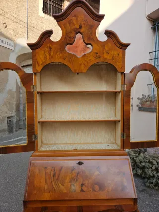 Trumeau ribalta credenza vintage restaurata