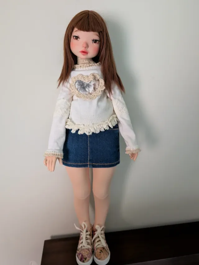 Bjd recast 1/4 MSD fullset custom make up Byol+Wig