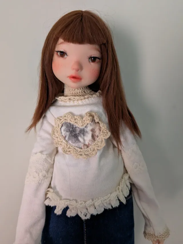 Bjd recast 1/4 MSD fullset custom make up Byol+Wig