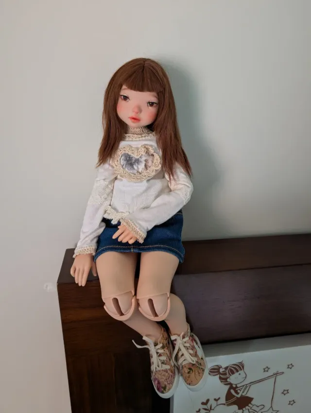 Bjd recast 1/4 MSD fullset custom make up Byol+Wig