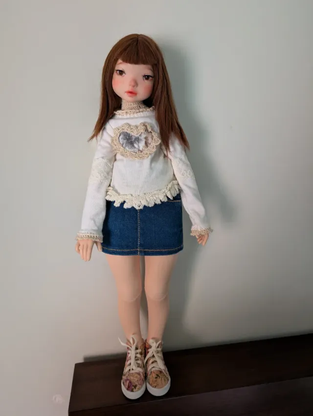 Bjd recast 1/4 MSD fullset custom make up Byol+Wig