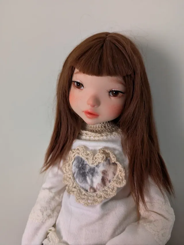 Bjd recast 1/4 MSD fullset custom make up Byol+Wig