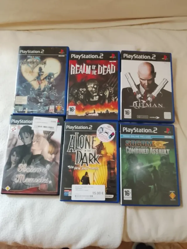 Lote 6 Juegos PS2: Hitman, SOCOM, Alone in the Dar