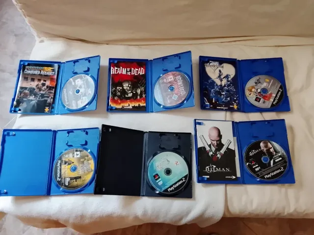 Lote 6 Juegos PS2: Hitman, SOCOM, Alone in the Dar