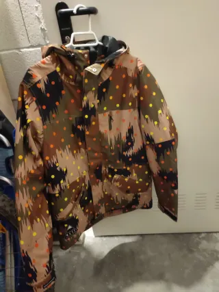 Chaqueta de nieve multicolor