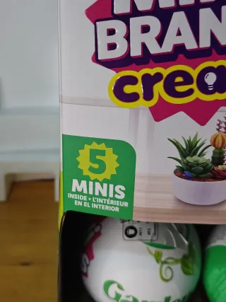 5 pcs Mini Brands Create Garden Edition ZURU