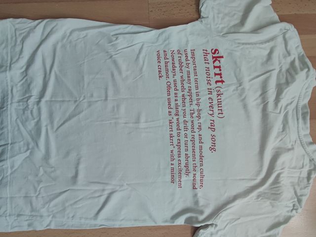 Camiseta Mister Tee S Blanca Skrrt