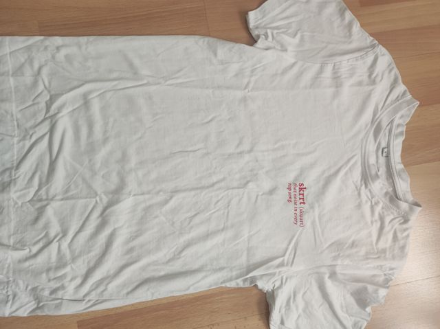 Camiseta Mister Tee S Blanca Skrrt