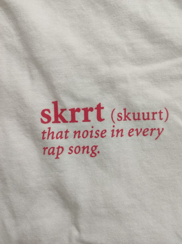 Camiseta Mister Tee S Blanca Skrrt