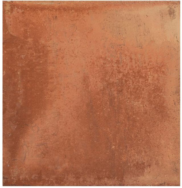 Suelo porcelánico efecto terracota rústico
