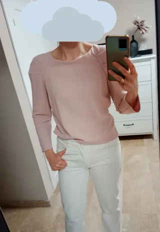 Jersey Zara Woman Talla S Rosa palo