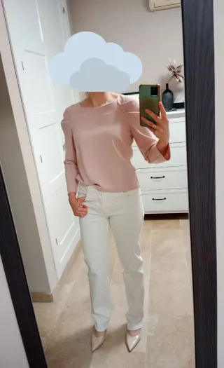 Jersey Zara Woman Talla S Rosa palo