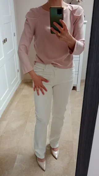 Jersey Zara Woman Talla S Rosa palo