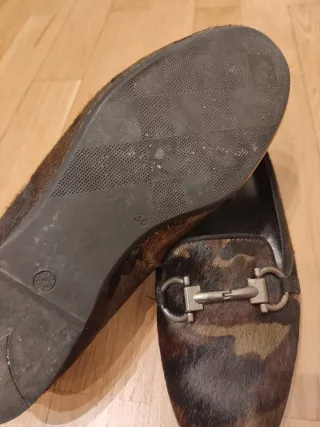 Bailarinas verde camuflaje