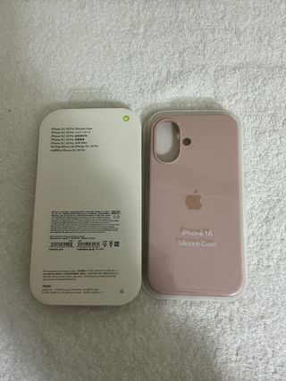 Cover iPhone 16 Silicone Rosa