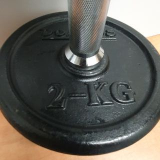 Mancuernas ajustables con discos