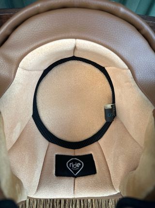 Casco Moto Vintage Marrón con Visera