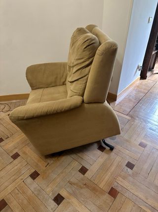 Butaca eléctrica beige