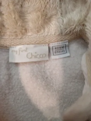 Felpa Chicco bimba cappuccio 62 cm
