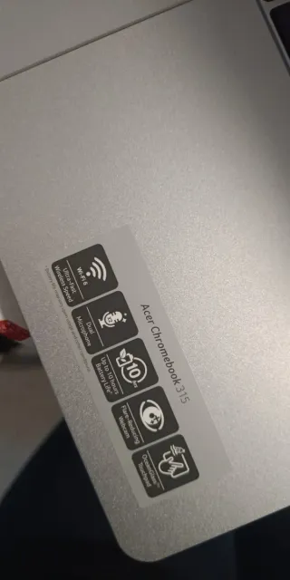 Acer Chromebook 315 Argento