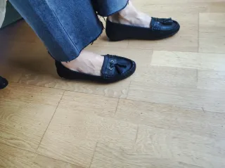 Actuales mocasines Náuticos Clarks Negros Talla 37