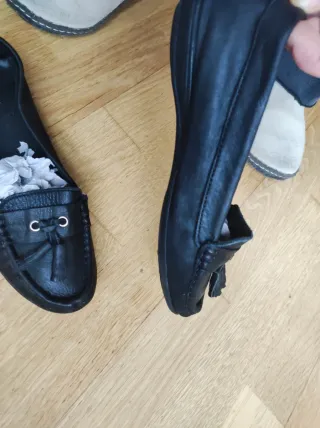 Actuales mocasines Náuticos Clarks Negros Talla 37