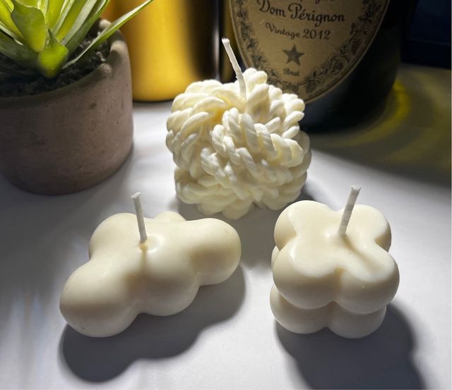 Velas artesanales de soja