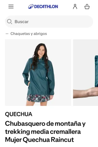 Chubasquero  Mujer talla M/L