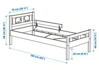 Cama infantil Ikea 70x160 + colchón
