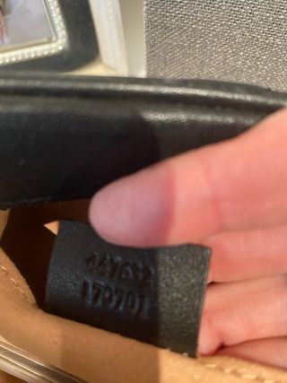 Borsa GG marmont imbottita nera a tracolla