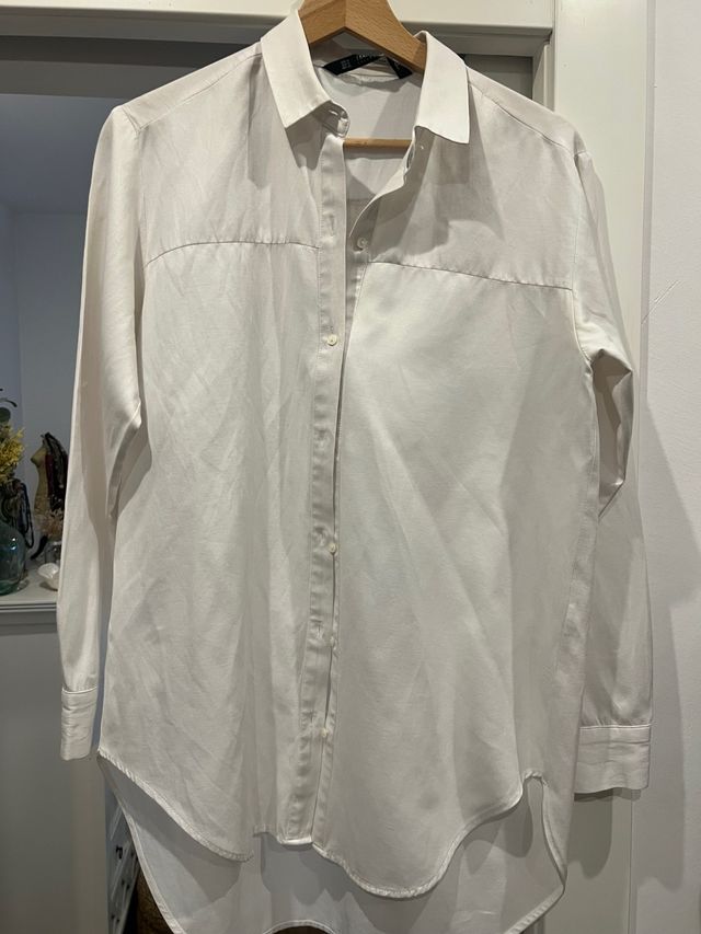 Camisa Zara Blanca Talla M