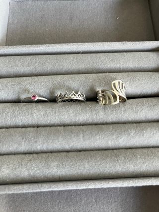 Anillos de Plata. Talla 10.