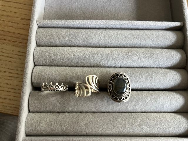 Anillos de Plata. Talla 10.