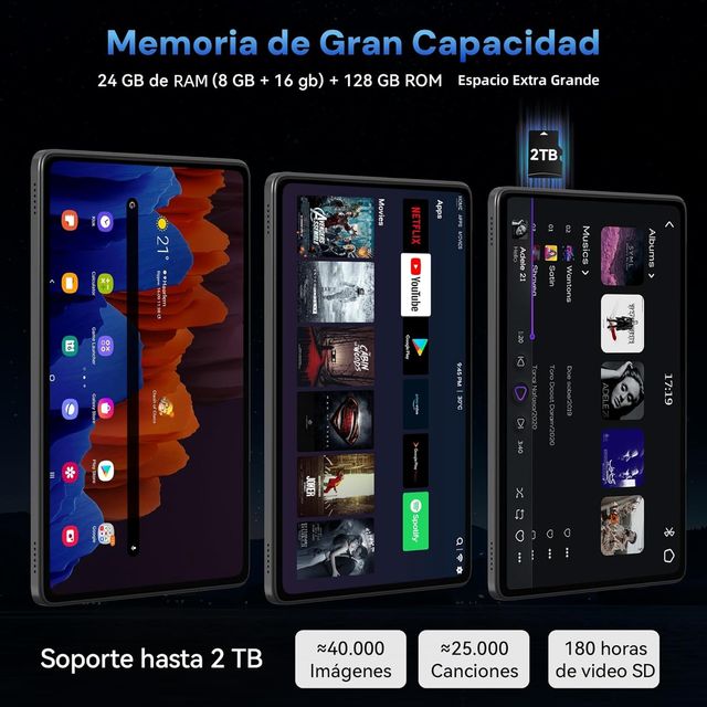 Tablet TABWEE T90 8GB/128GB Gris Nueva
