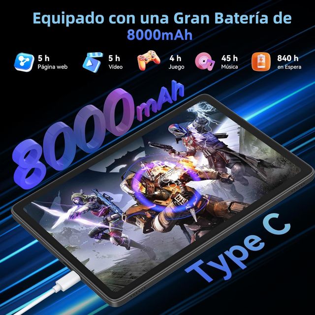 Tablet TABWEE T90 8GB/128GB Gris Nueva