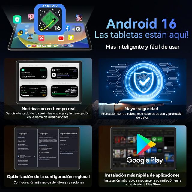 Tablet TABWEE T90 8GB/128GB Gris Nueva