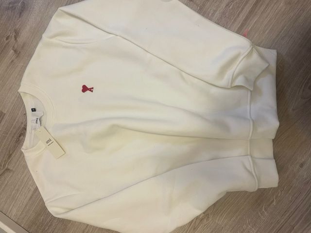Sudadera Ami Paris Blanca Talla M