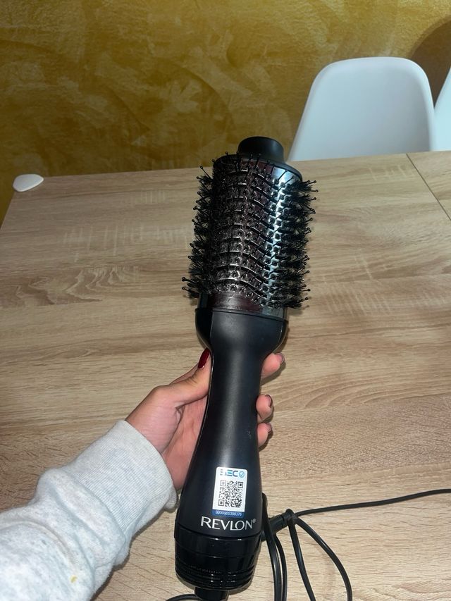Cepillo Secador Revlon Titanium Negro/Plata