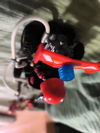 Playmobil figura coche y pilotos f1