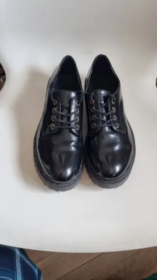 Zapatos negros de vestir mujer