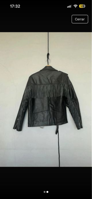 Chaqueta Biker Reclaimed Vintage Negra