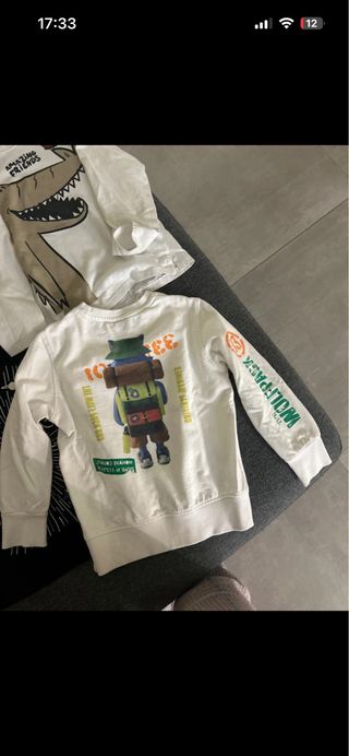 Set 4 magliette bimbo maniche lunghe