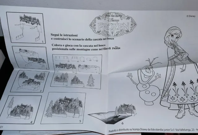 Disney Frozen monta e colora