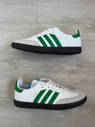 Adidas Samba OG Talla 38 Verde Blanco