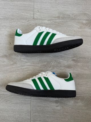 Adidas Samba OG Talla 38 Verde Blanco