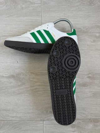 Adidas Samba OG Talla 38 Verde Blanco