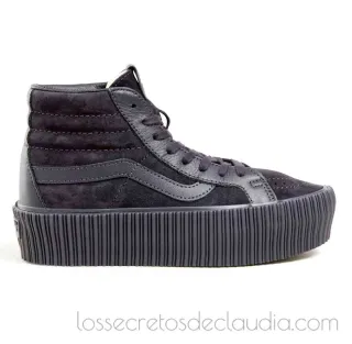 NUEVAS zapatillas VANS Platform Lux PIEL negras